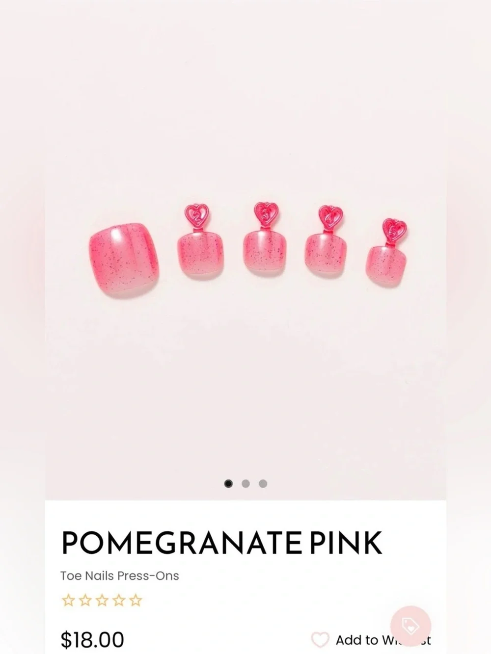 (2) Nail Reformation Press On Toe Nails Sets - New in Boxes!